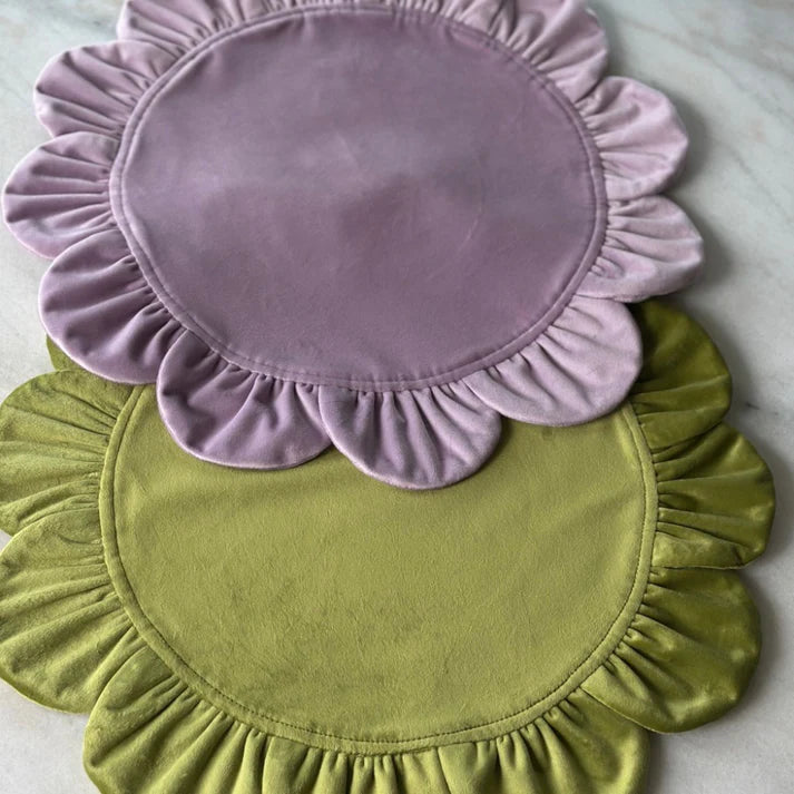 Velvet Pear Petal Placemat, Set of 4