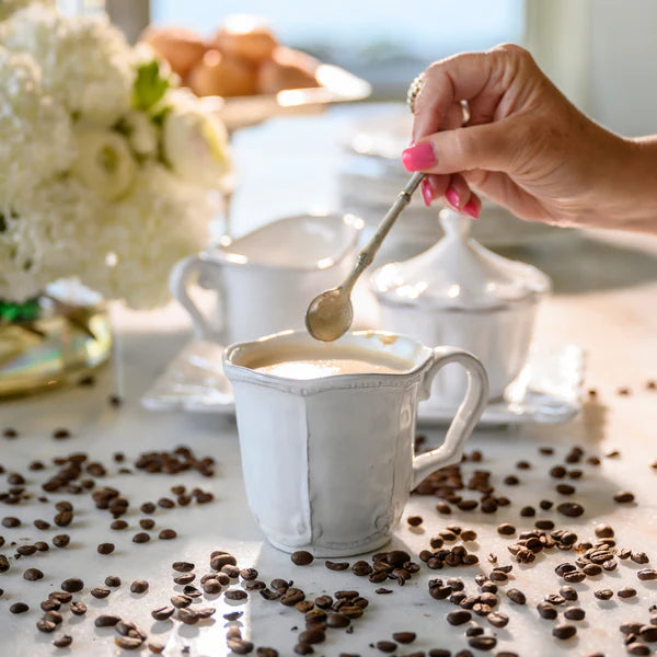 Bella Bianca Beaded Mug