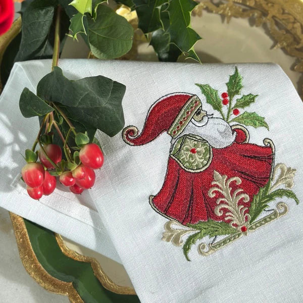 Nordic Santa Towel, Set of 2