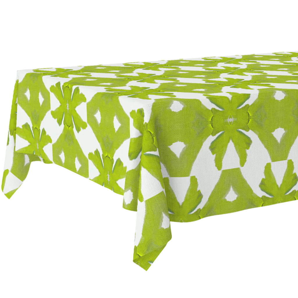Laura Park Palm Green Tablecloth