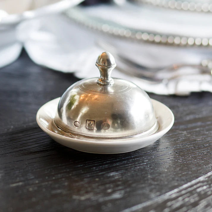 Tuscan Round Butter Dish