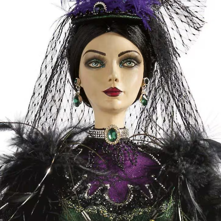 Halloween Dame with Parasol, New!