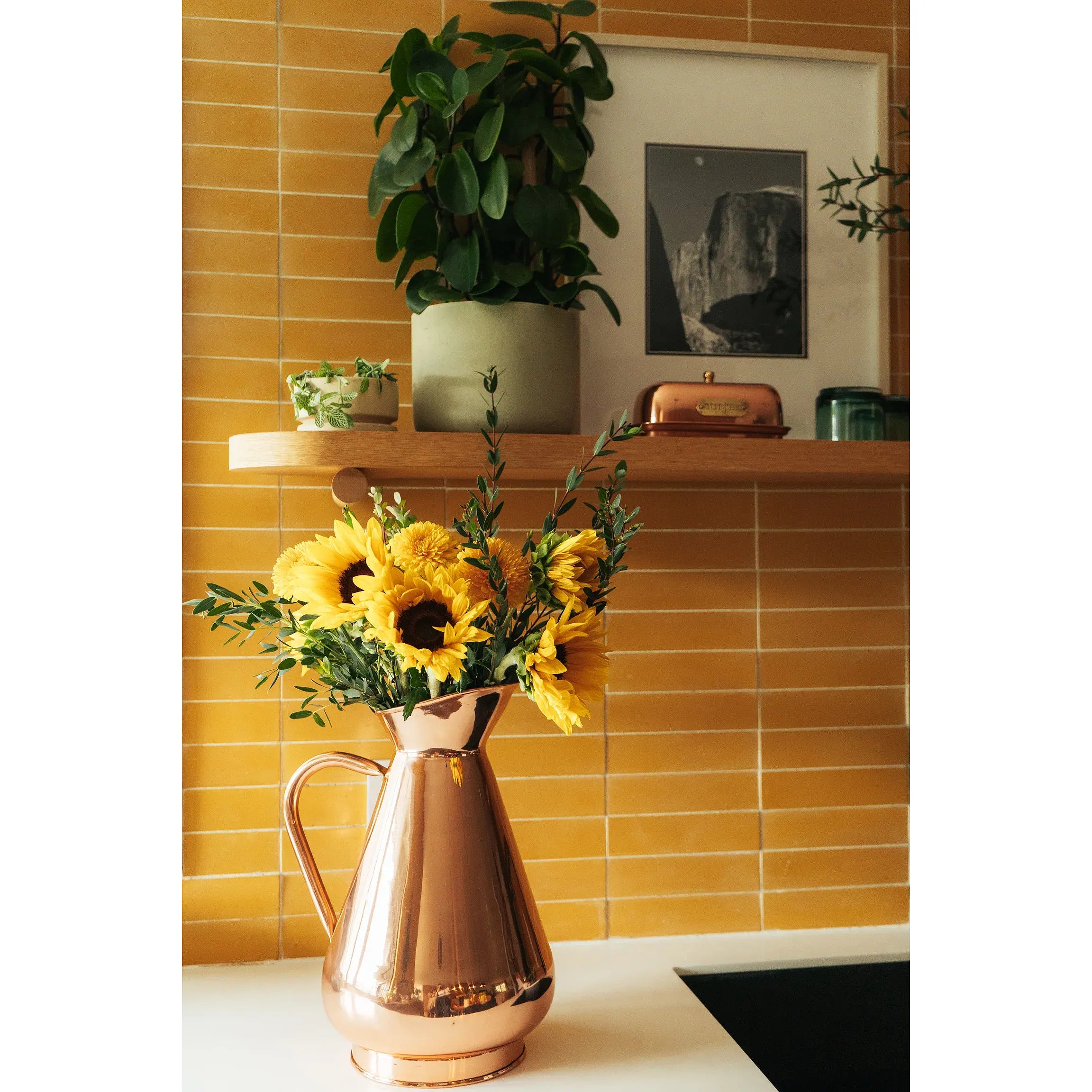 Large Copper Heirloom Vase