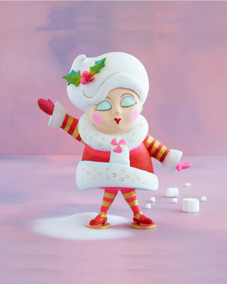 Glitterville Mini Madame Noel Tabletop Figure