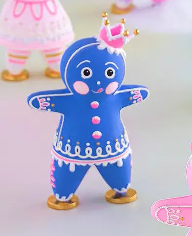 Glitterville Small Tabletop Rainbow Gingers, 8"