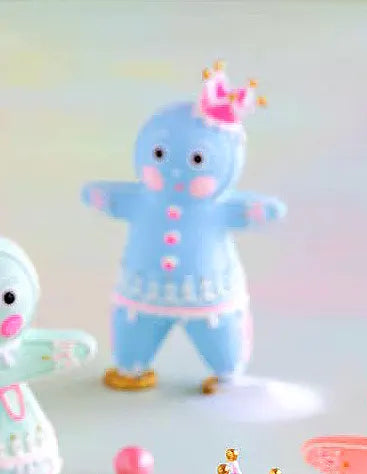 Glitterville Small Tabletop Rainbow Gingers, 8"