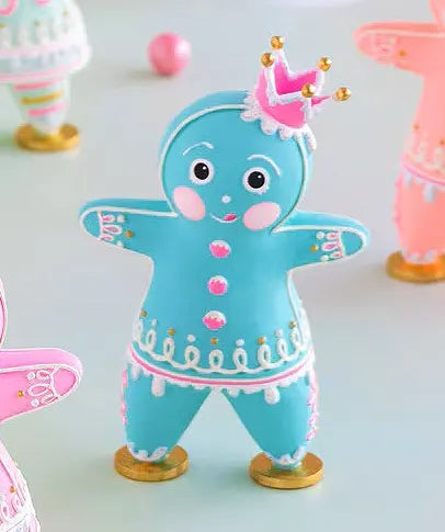 Glitterville Small Tabletop Rainbow Gingers, 8"