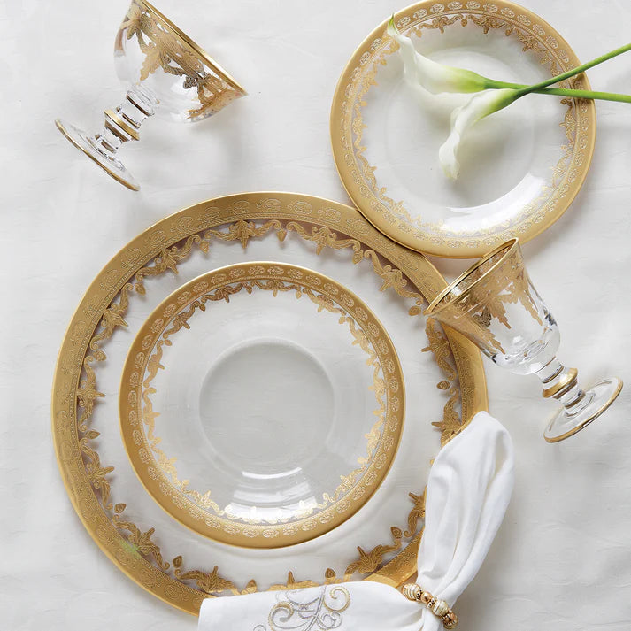 Vetro Gold Pasta/Soup Bowl