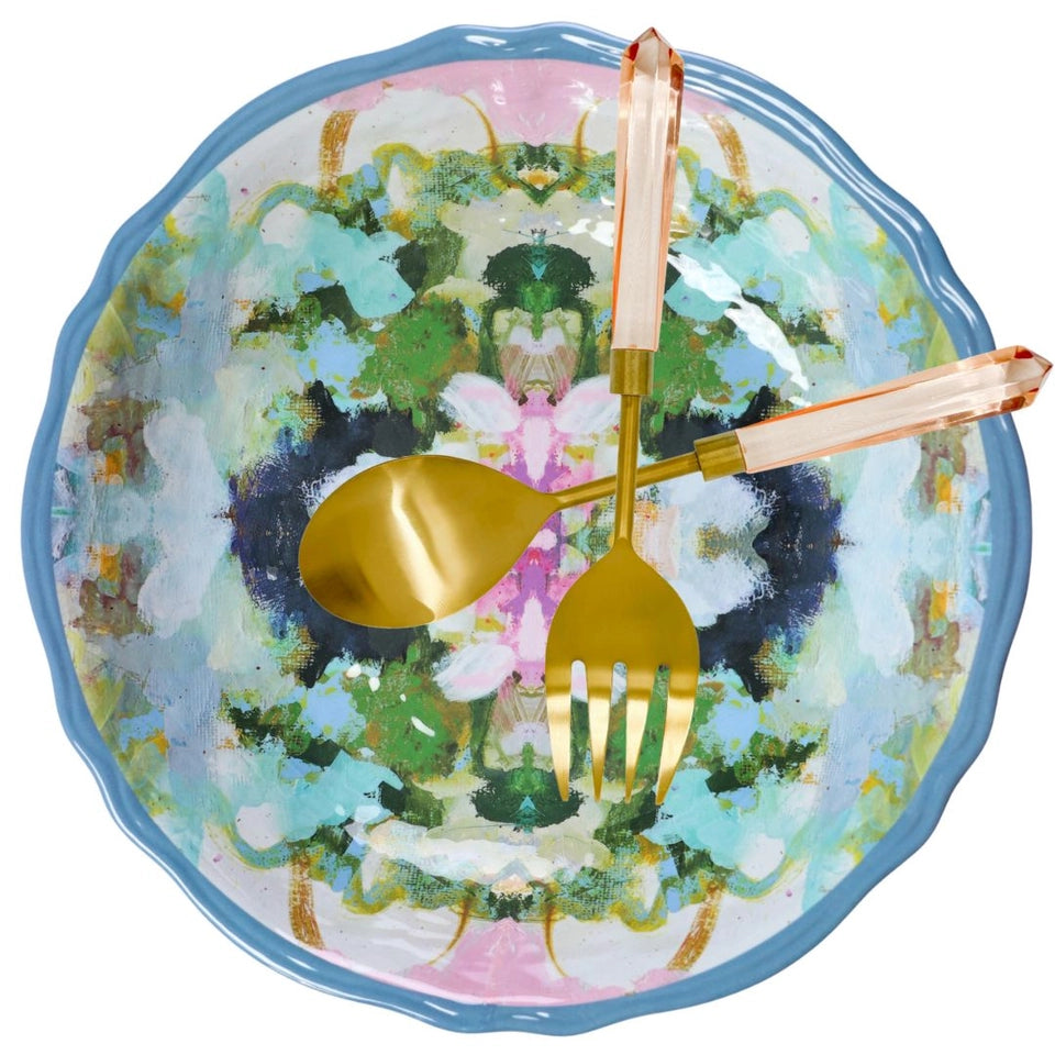 Nantucket Bloom Melamine Dinnerware