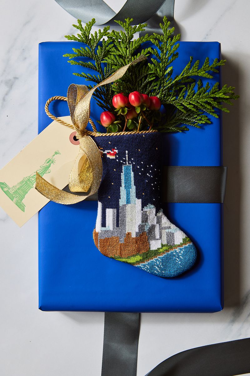 New York City Noel Bauble Stocking