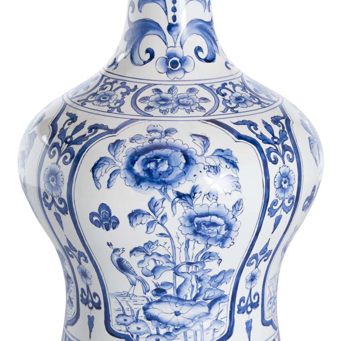 Dutch Delft Porcelain Lamp