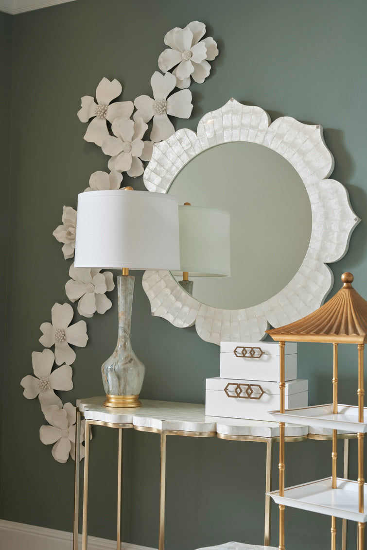 Chelsea House Pagoda Shelf - Gold
