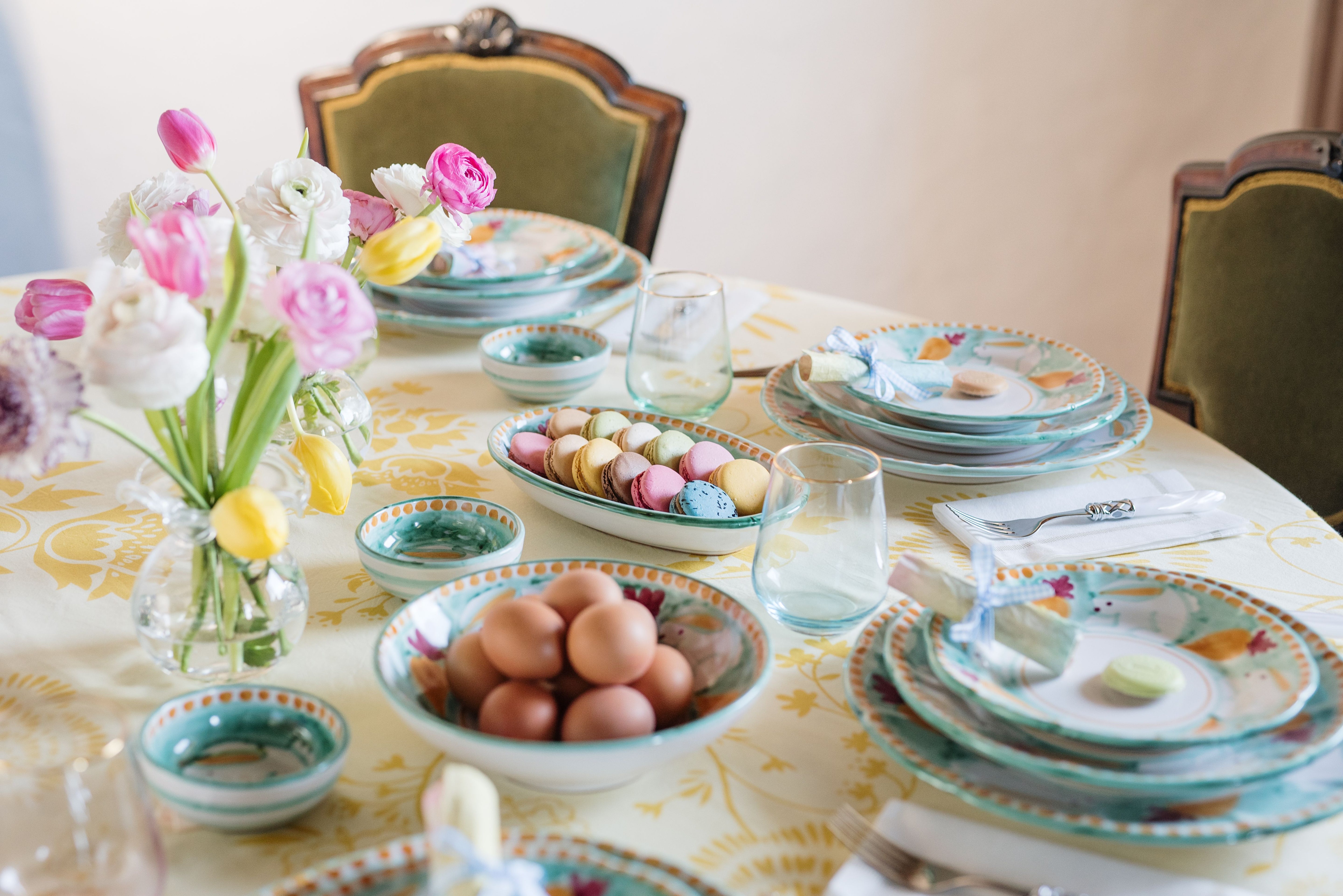 Coniglio (Bunnies) Oval Platter