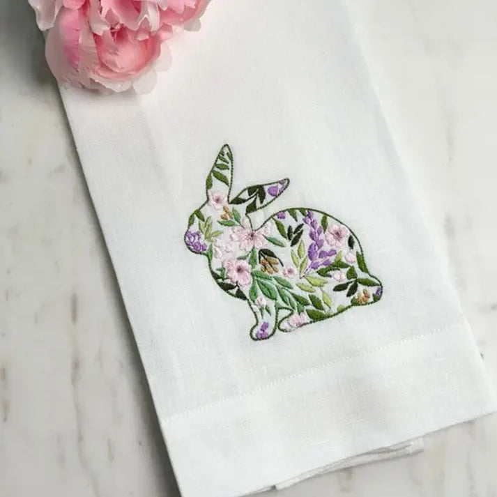 Garden Bunny Towel, Set of 2