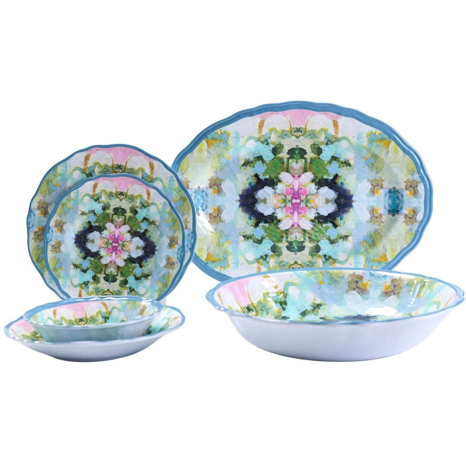 Nantucket Bloom Melamine Dinnerware