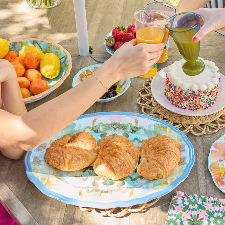 Nantucket Bloom Melamine Dinnerware