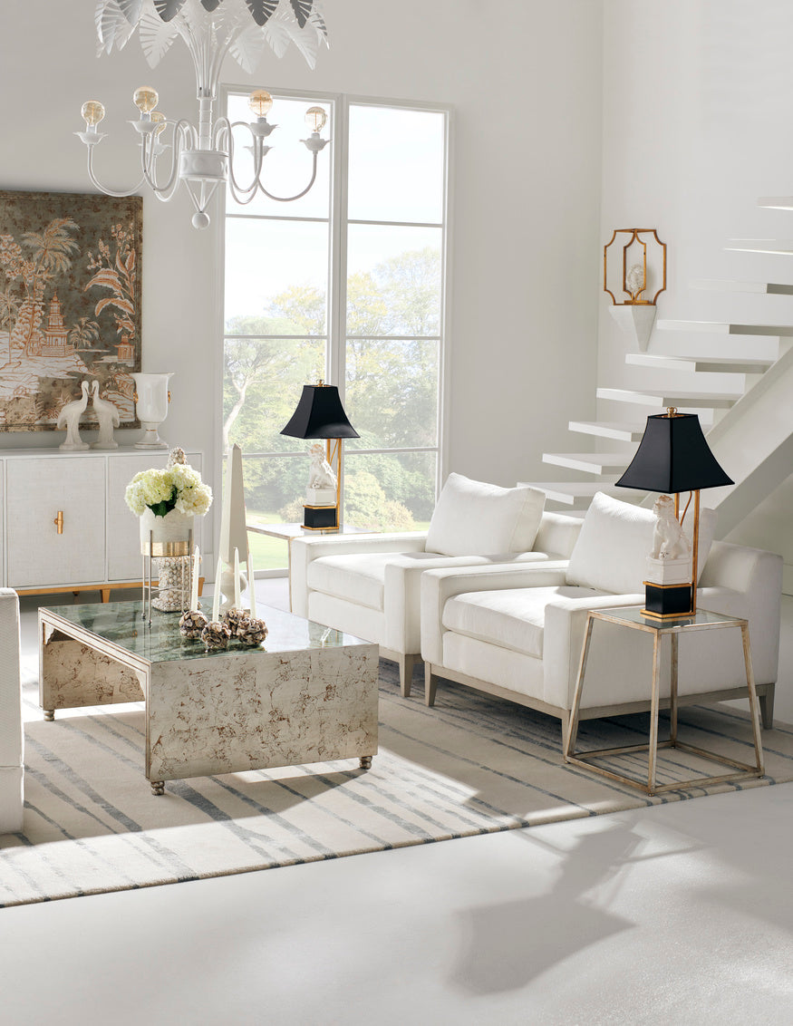 White Fern Chandelier