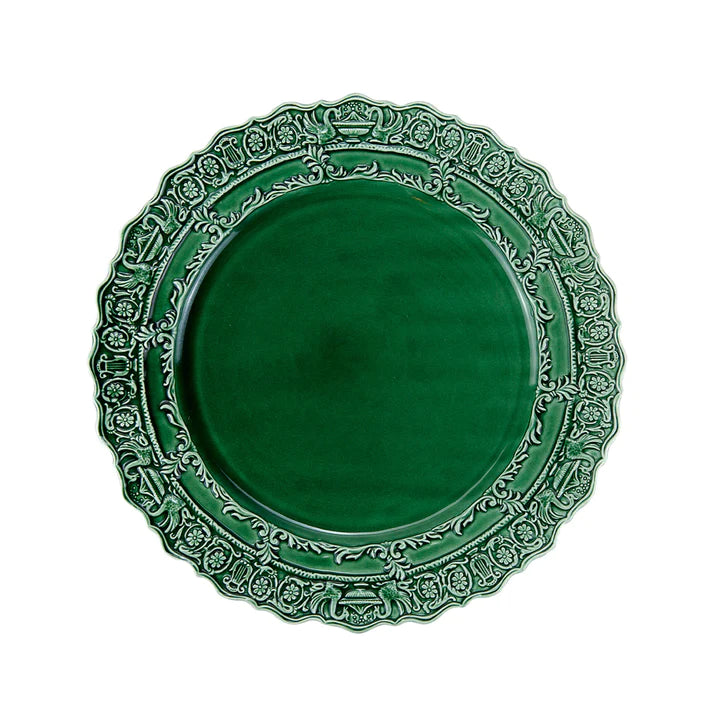 Renaissance Green Dinner Plate, Set of 4