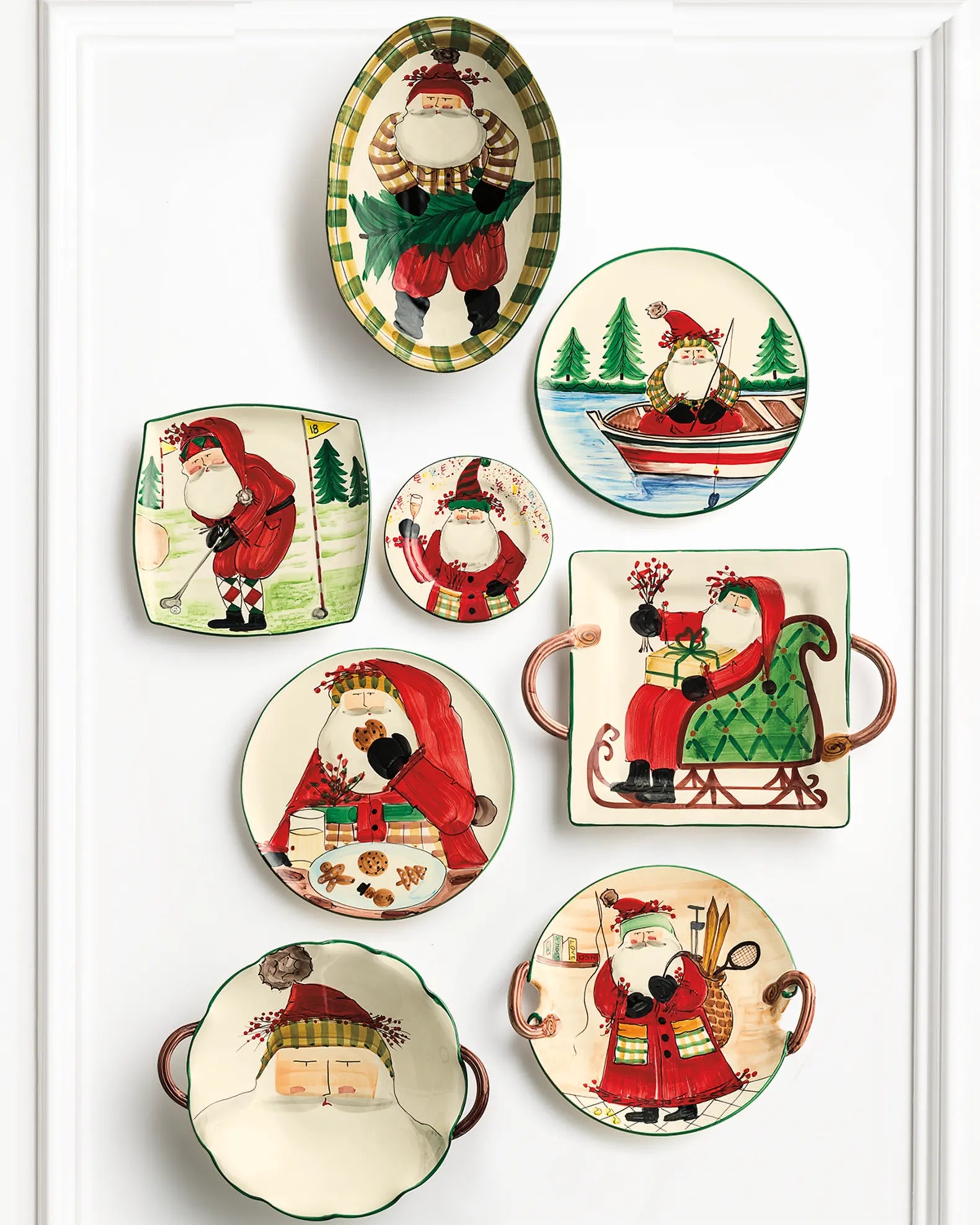 Old St. Nick Cookie Platter
