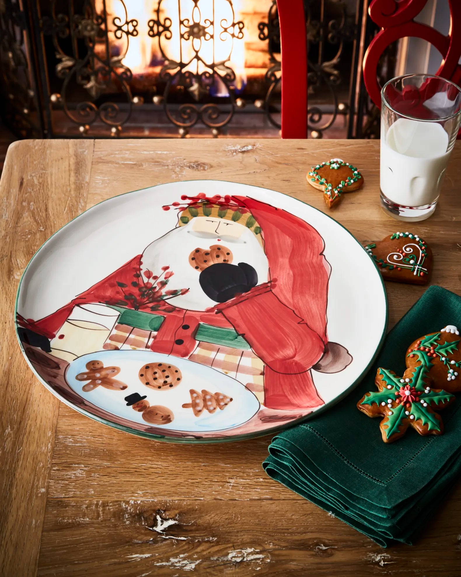 Old St. Nick Cookie Platter