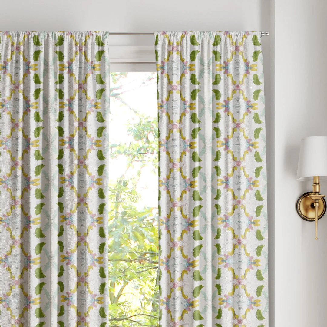 Dogwood Curtain Panels, Set of 2