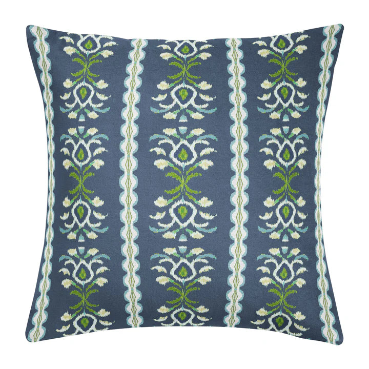 Rosemary Stripe Indigo Decorative Pillow