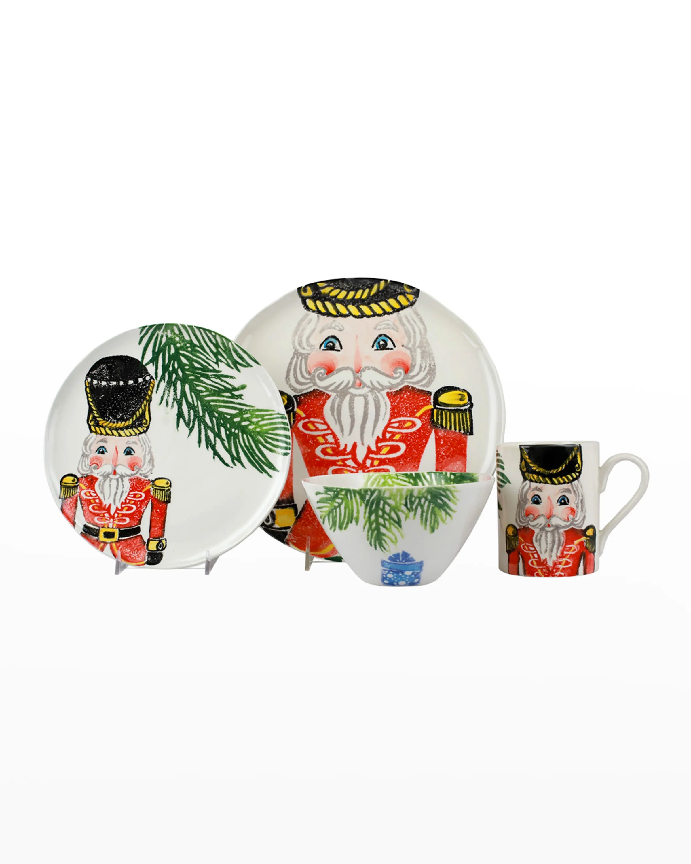 Vietri Nutcracker Red Four-Piece Place Setting