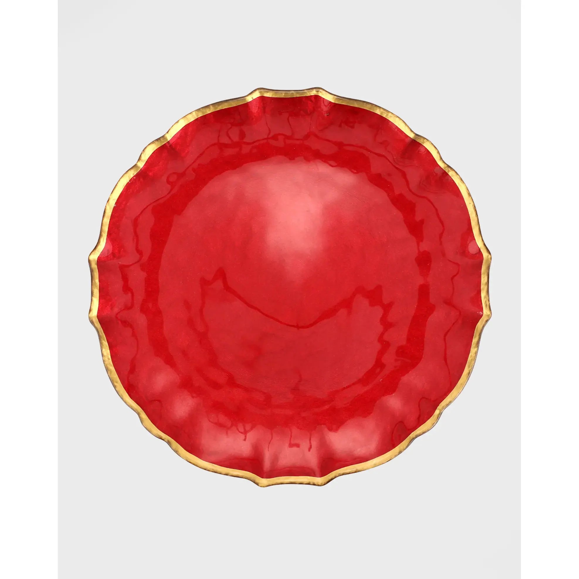 Baroque Glass Dinner Plate