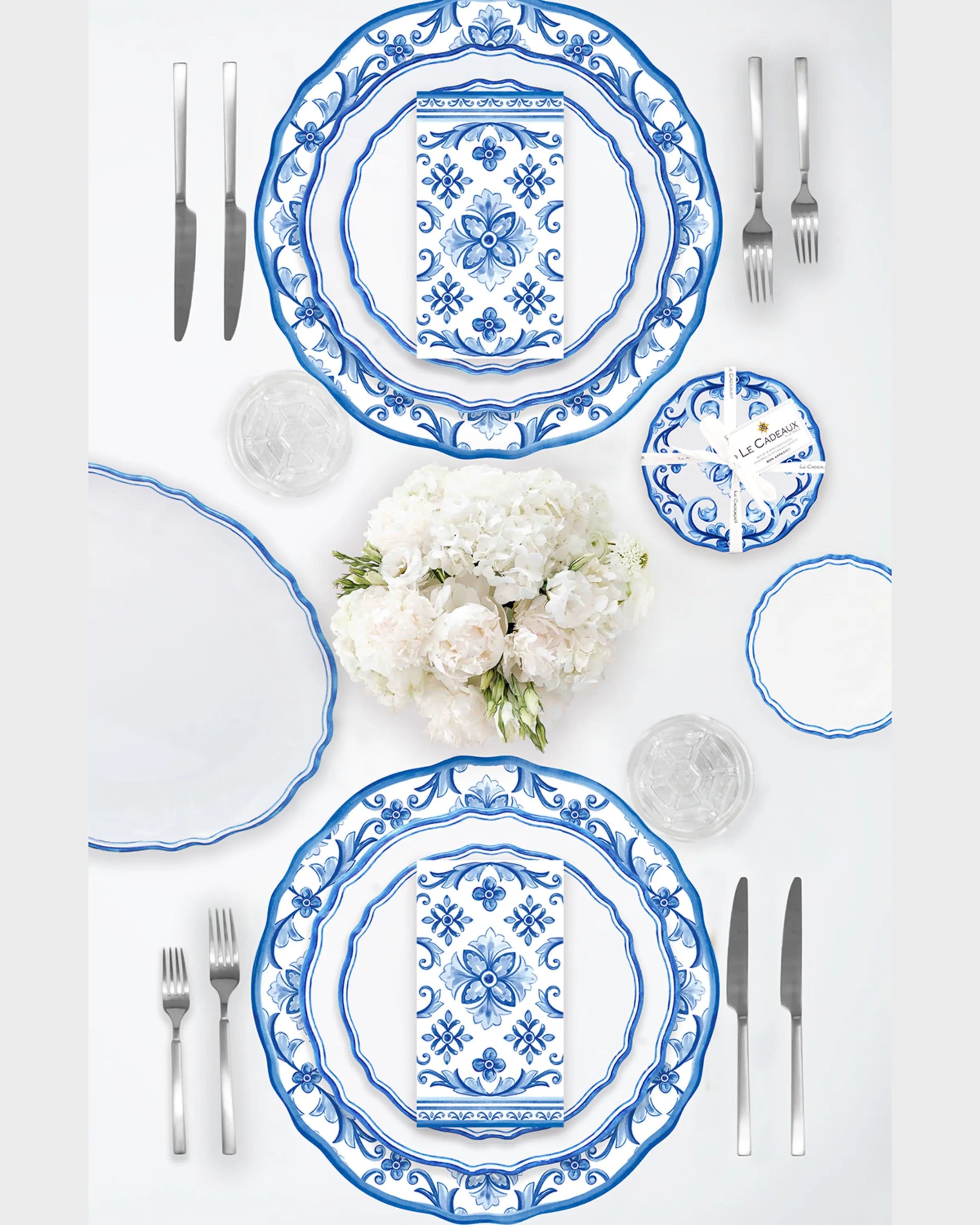Mallorca Melamine Salad Plates, Set of 4