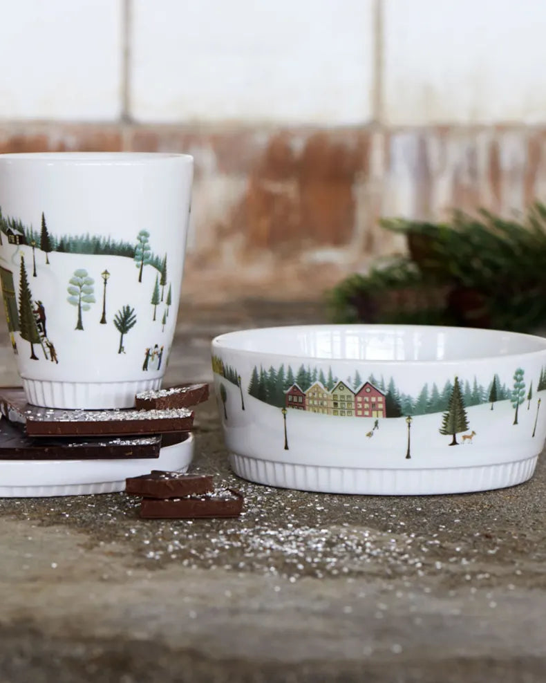 Pillivuyt Winter Decor Toulouse Tumblers, Set of 4