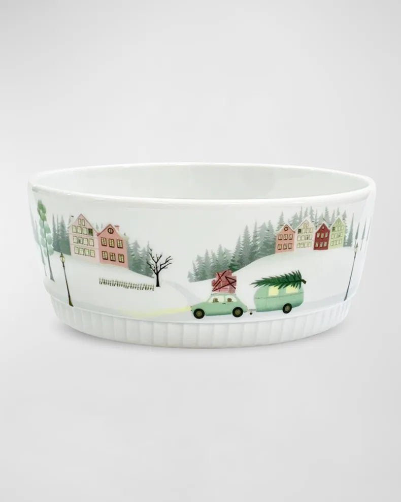 Pillivuyt Winter Decor Toulouse Bowls, Set of 4