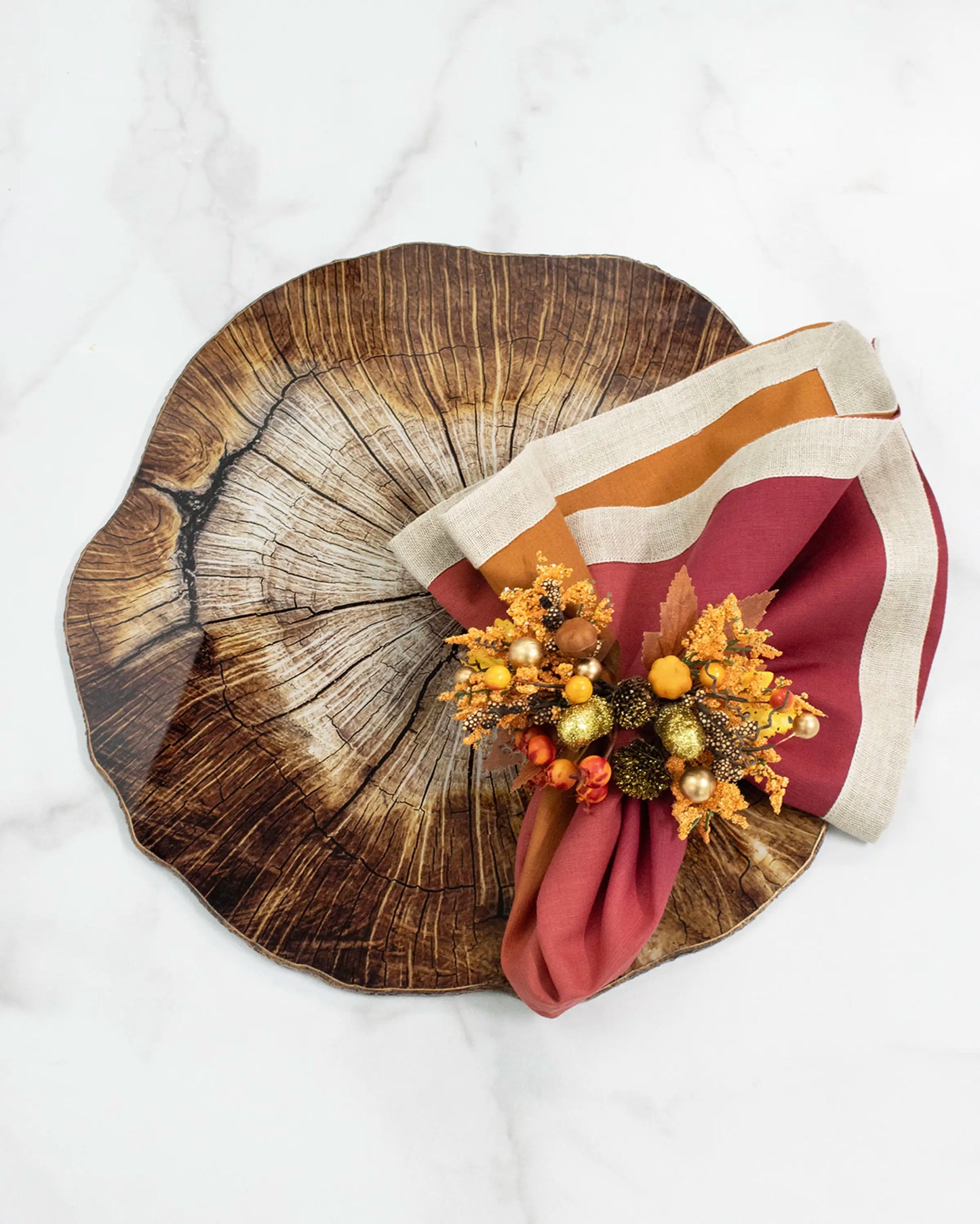 Kim Seybert Cedar Placemat in Brown, Set of 4