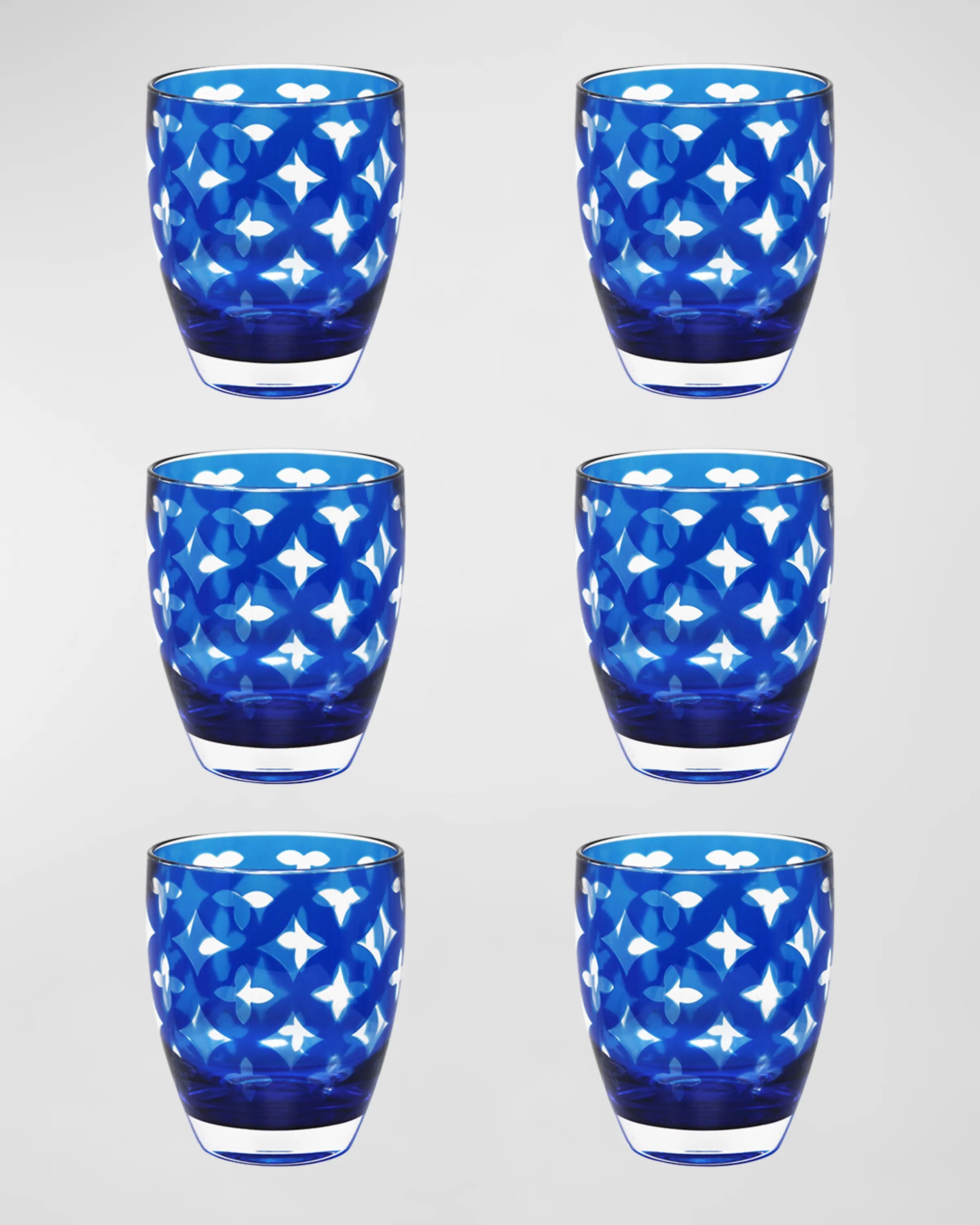 Palazzio Acrylic Small Tumblers, Set of 6 (More colors)