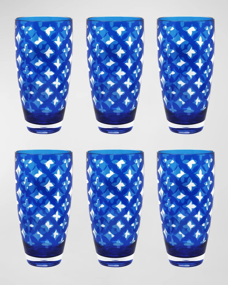Palazzio Acrylic Large Tumblers, Set of 6 (More colors)