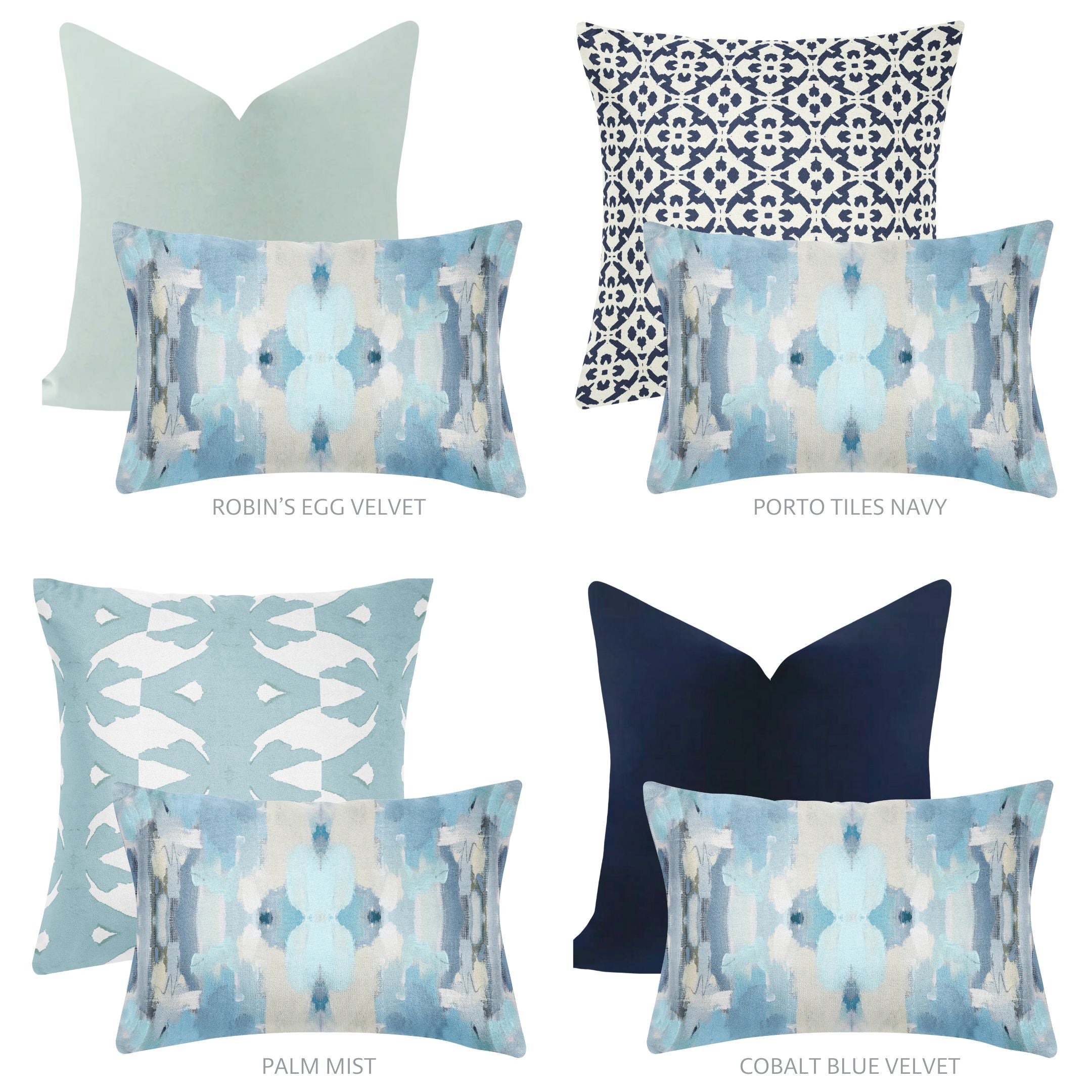 Ocean Breeze Lumbar Pillow, 14" x 20"