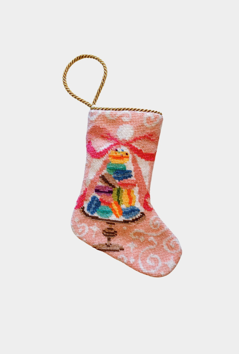 Bon Appetit Macarons Bauble Stocking