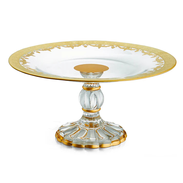 Vetro Gold Petit Four Stand