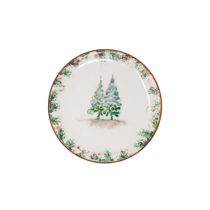 Natale Bread/Canapé Plate