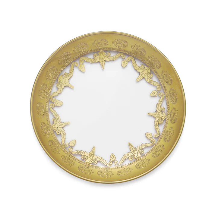 Vetro Gold Bread/Canapé Plate