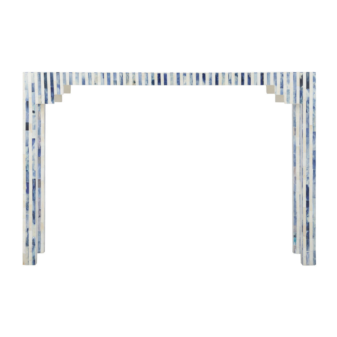 Chelsea House Bone Inlay Console - Blue