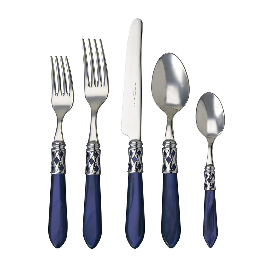 Vietri Aladdin Brilliant Five-Piece Place Setting, Blue