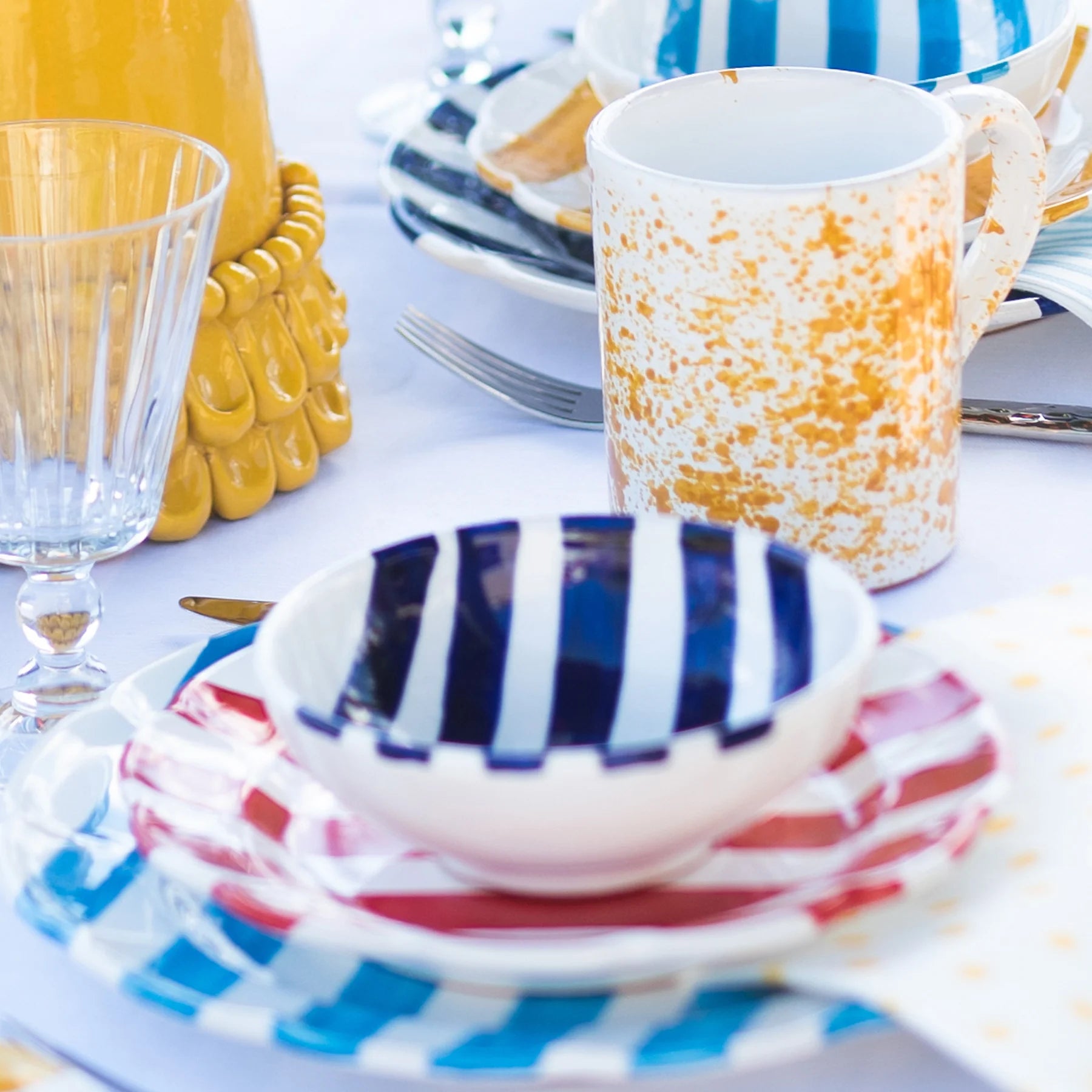 Vietri Amalfitana Stripe Cereal Bowl
