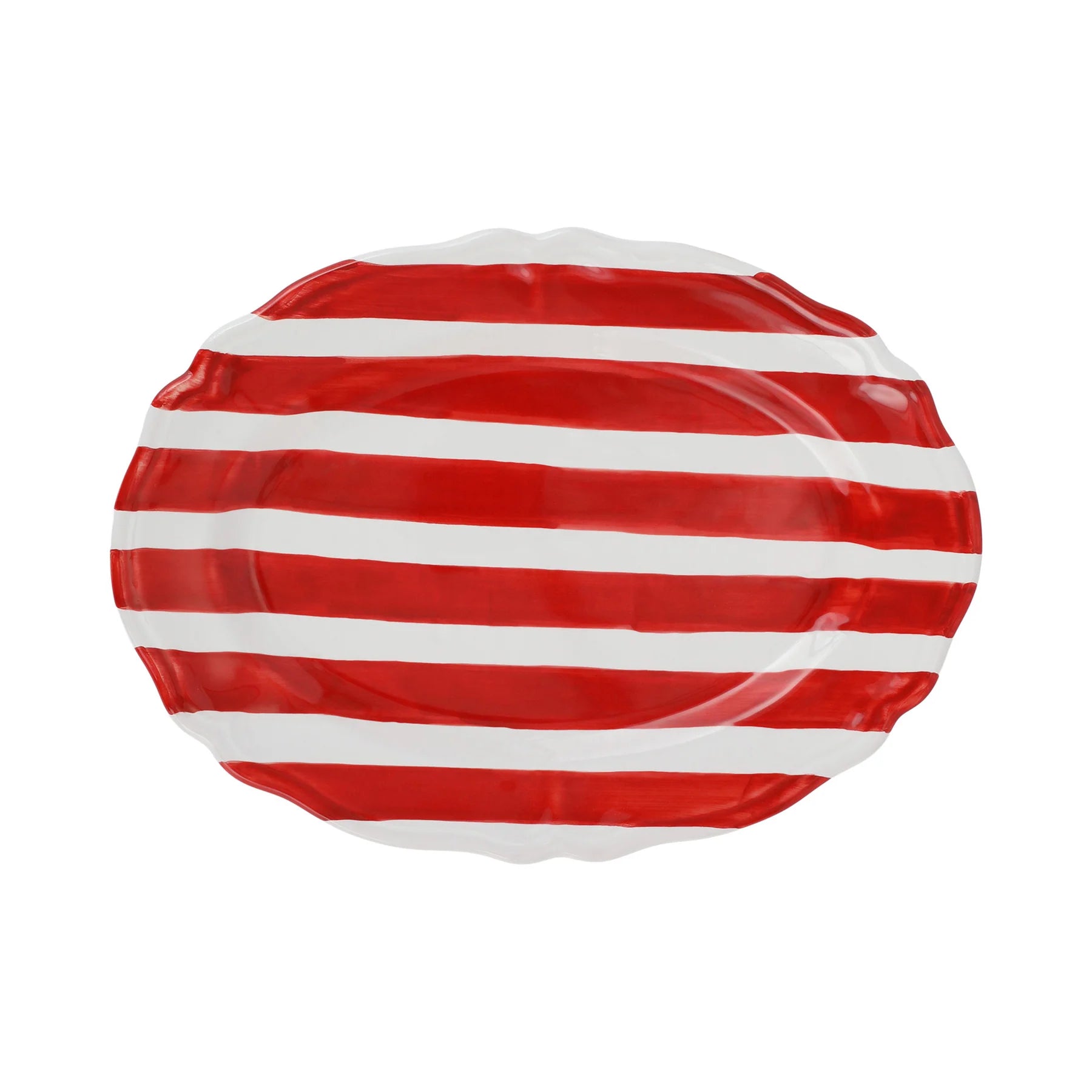 Vietri Amalfitana Stripe Oval Platter