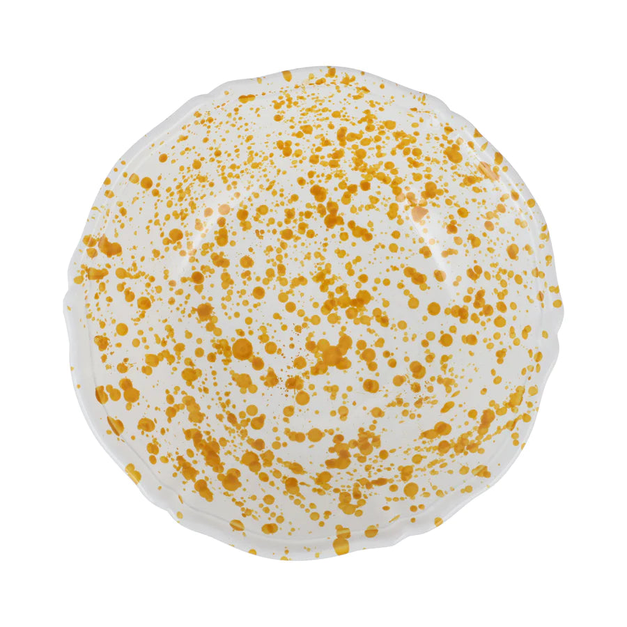 Vietri Amalfitana Splatter Serving Bowl