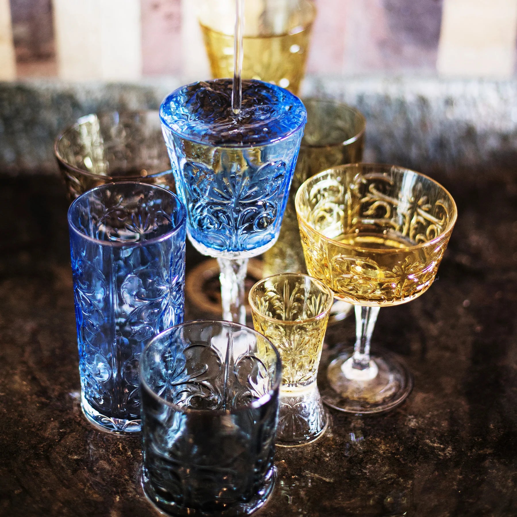 Vietri Barocco Wine Glass