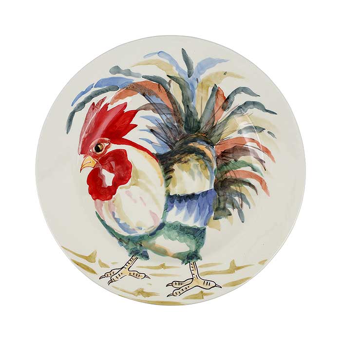 Vietri Gallo Rimmed Round Platter