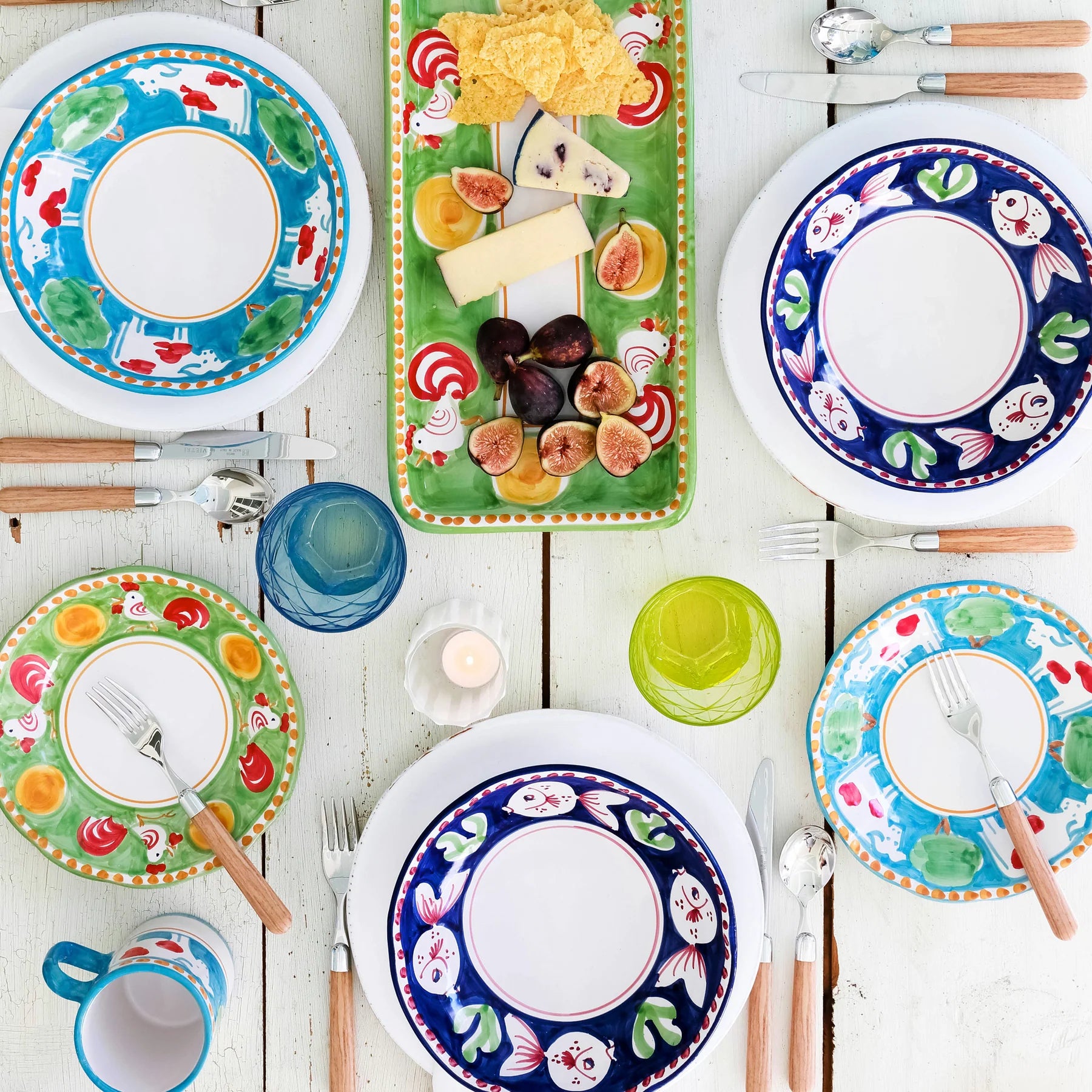 Vietri Campagna Salad Plate