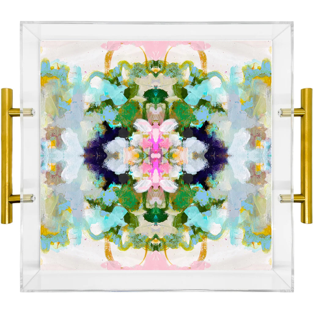 Laura Park Nantucket Bloom Large Acrylic Tray