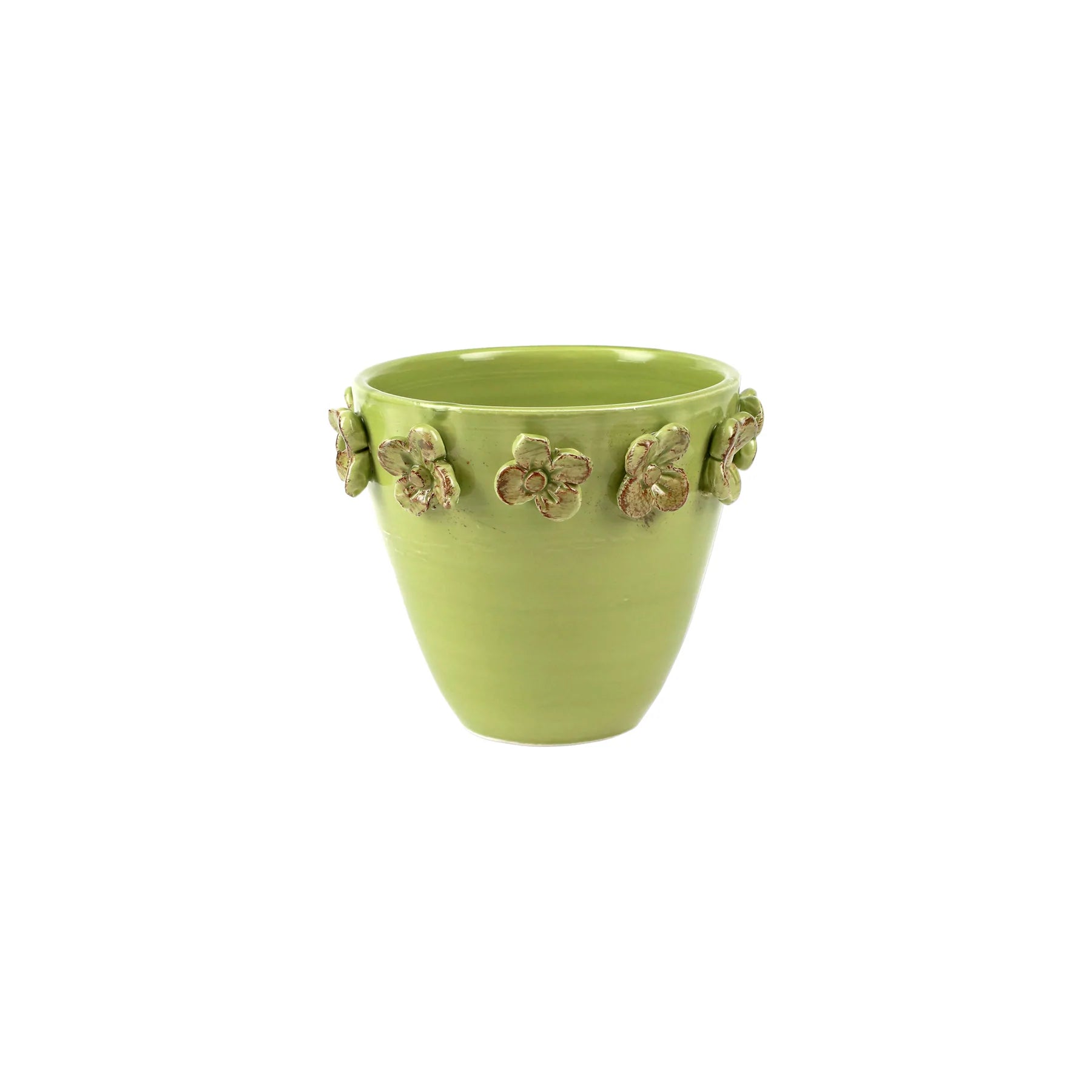 Vietri Rustic Garden Small Cachepot