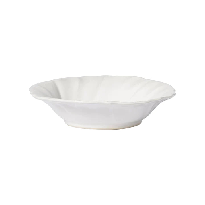 Vietri Incanto Stone Ruffle Pasta Bowl